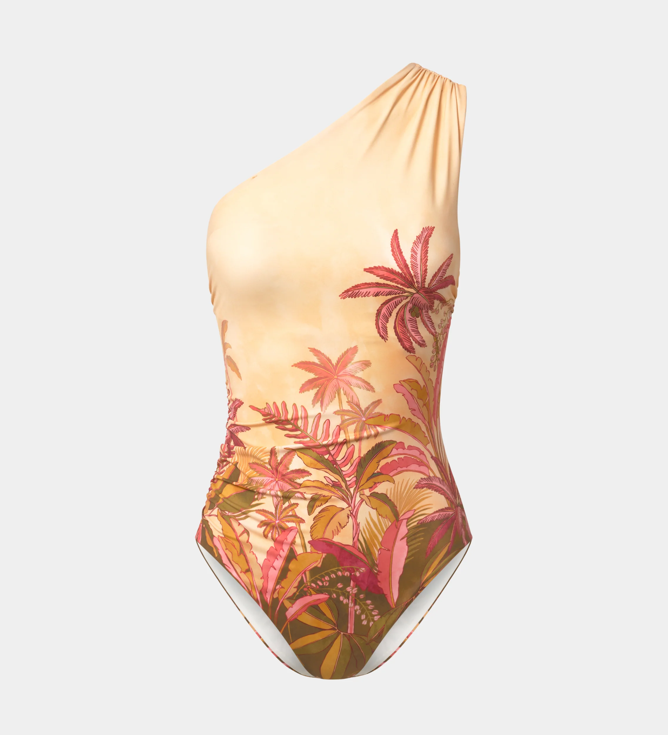 Bañador estampado escote asimétrico - Image 6