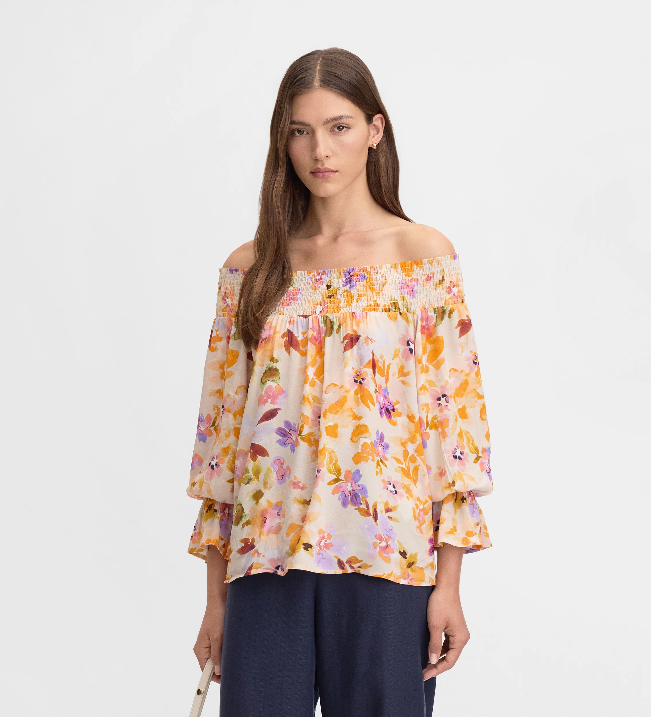 Blusa fluida estampada - Image 3
