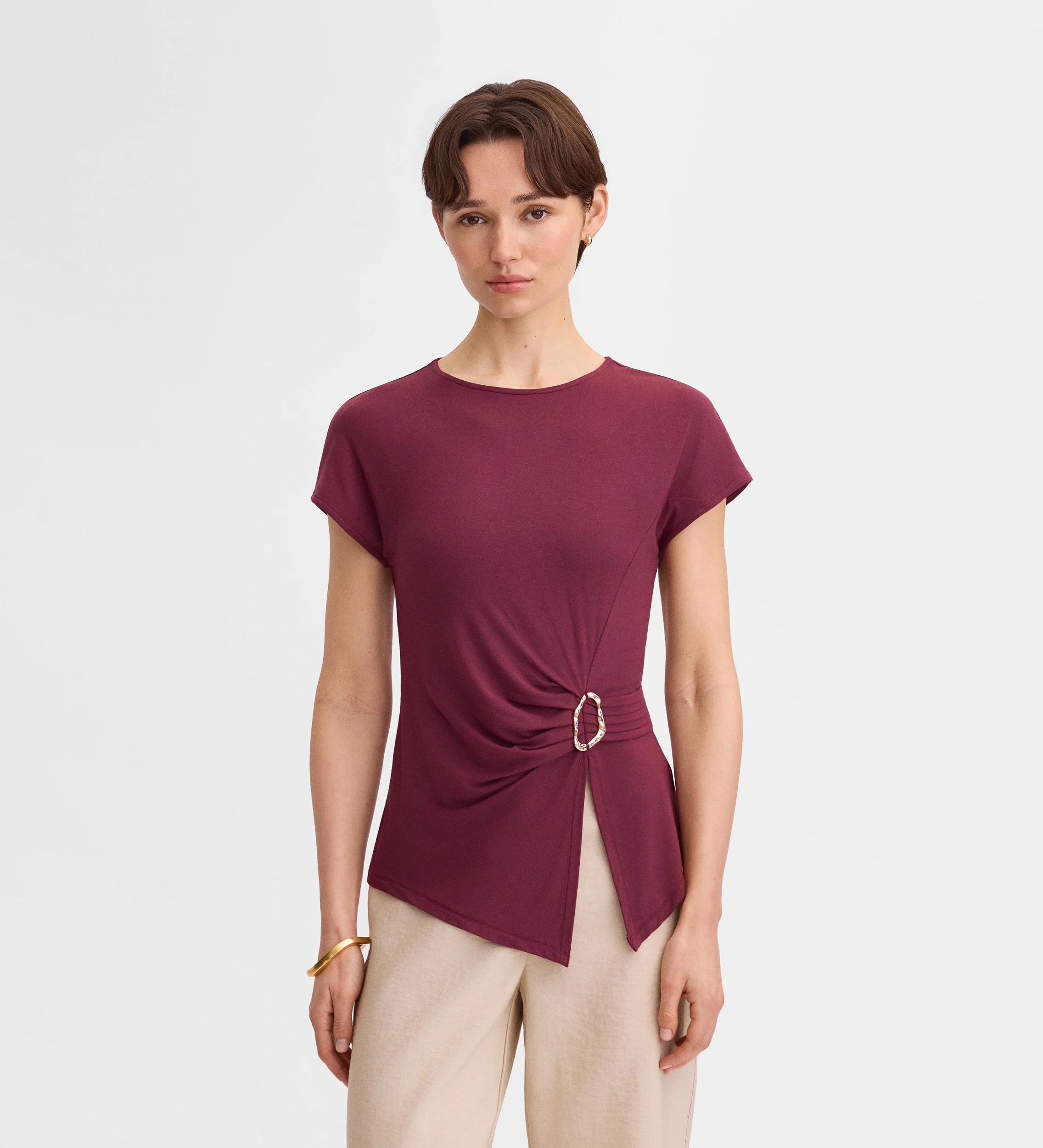 Camiseta asimétrica hebilla - Image 3