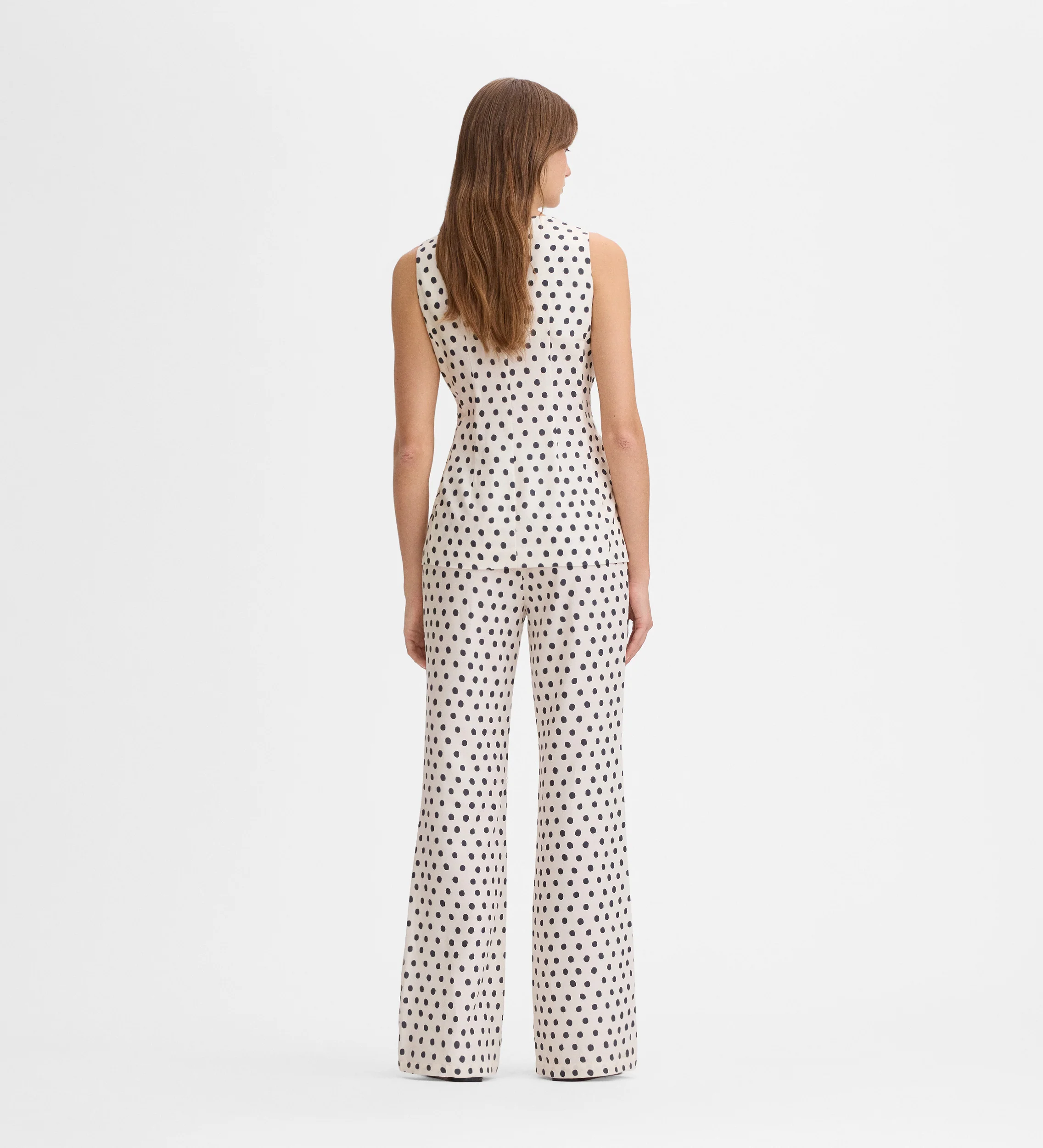Chaleco estampado topos - Image 5