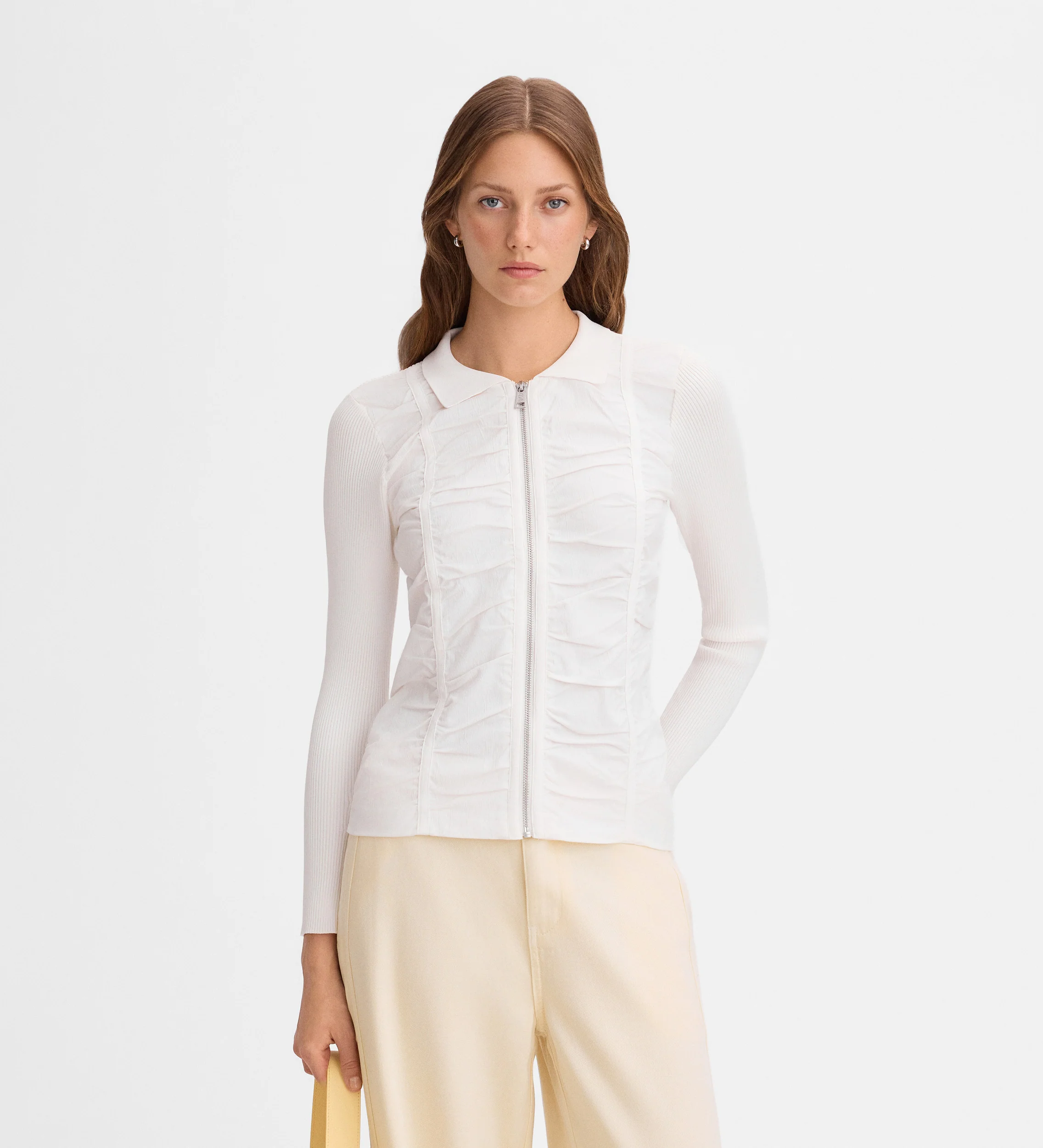 Chaqueta de punto bimateria - Image 3