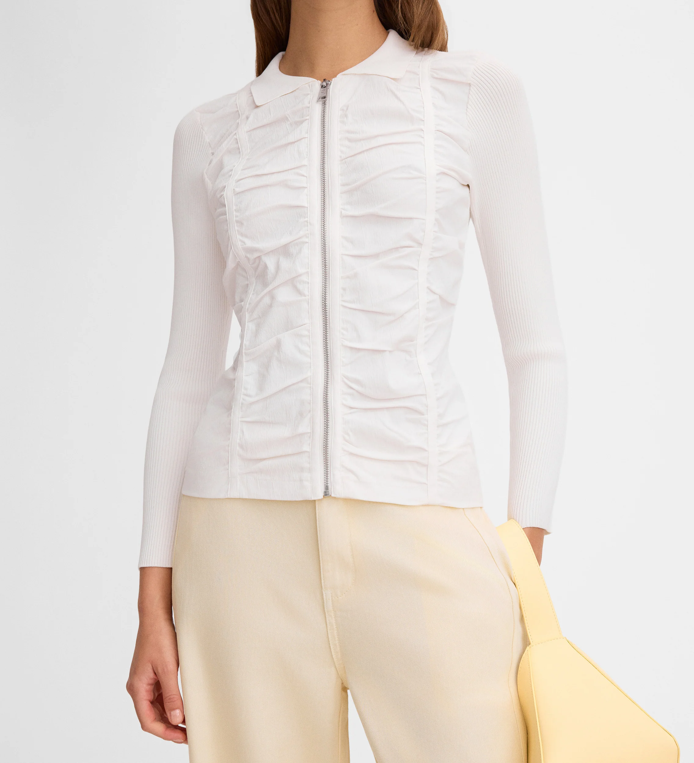 Chaqueta de punto bimateria - Image 4
