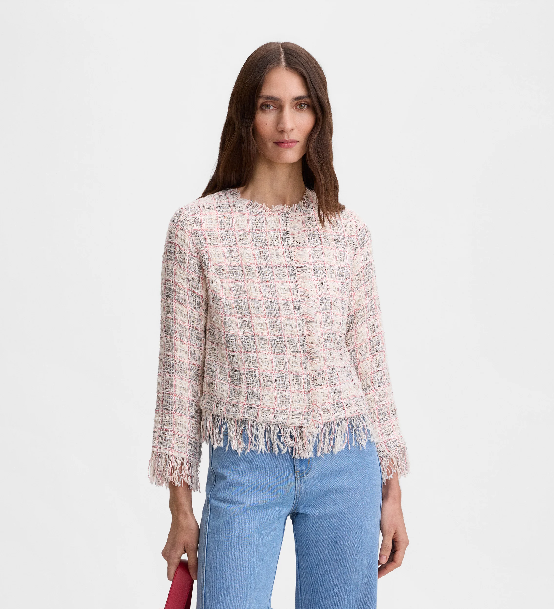 Chaqueta tweed desflecados - Image 3