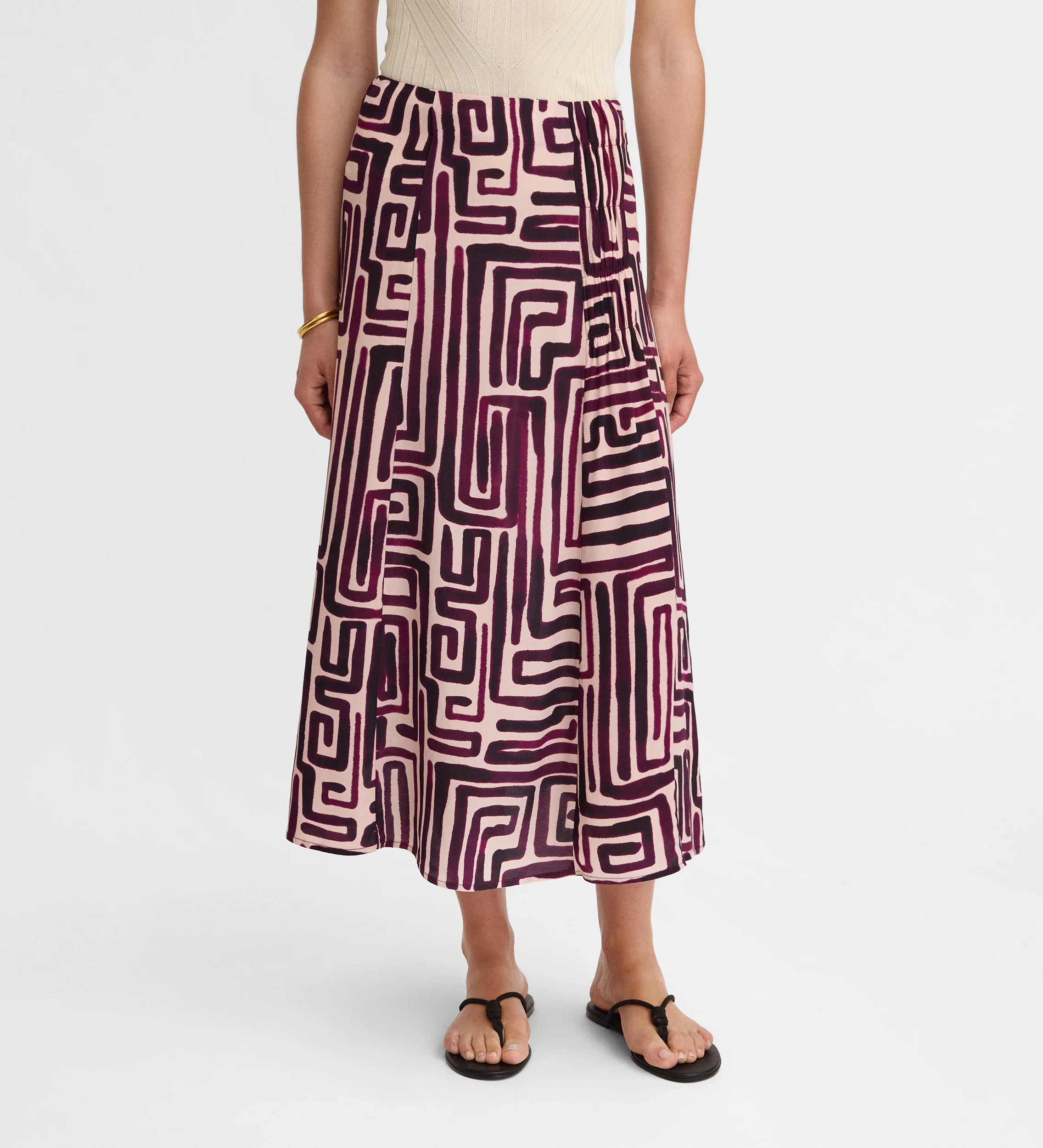 Falda estampada midi - Image 3