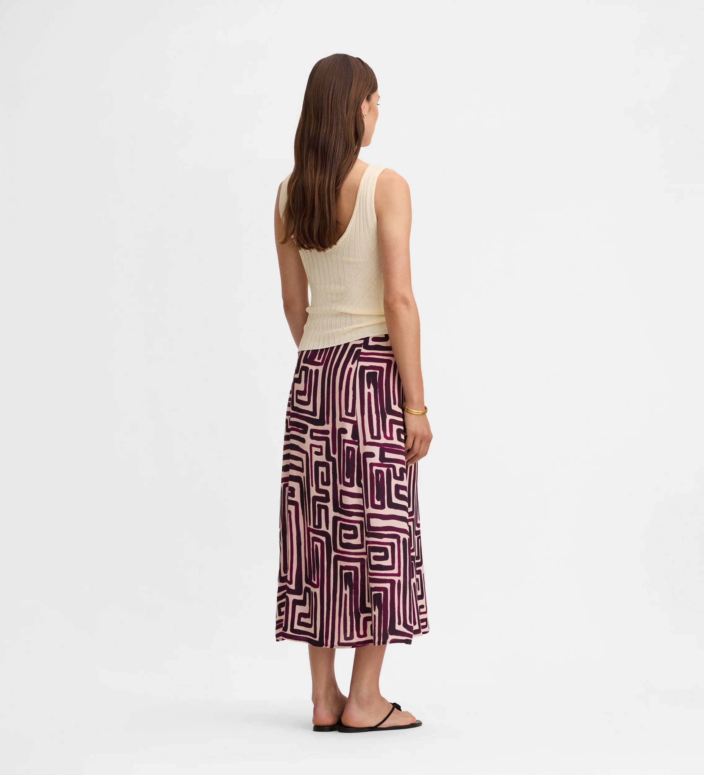 Falda estampada midi - Image 5