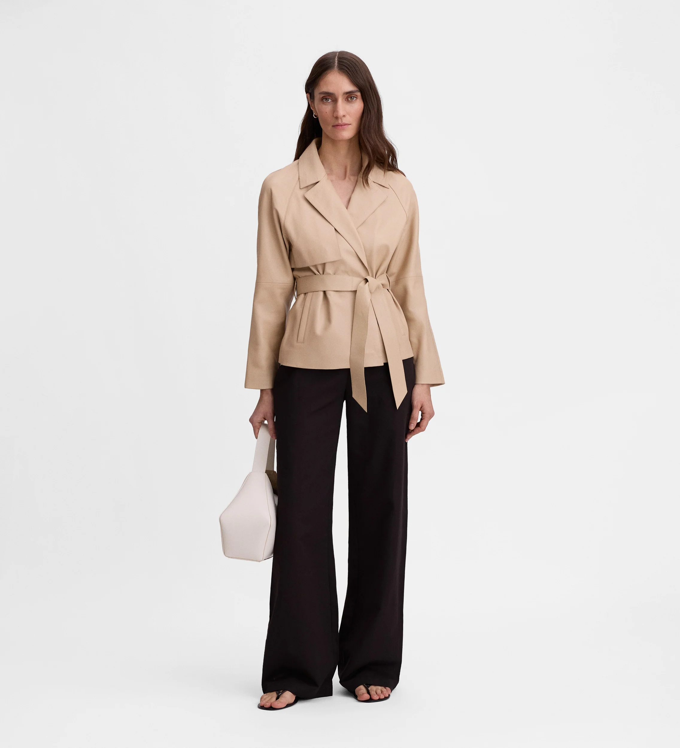 Gabardina corta napa