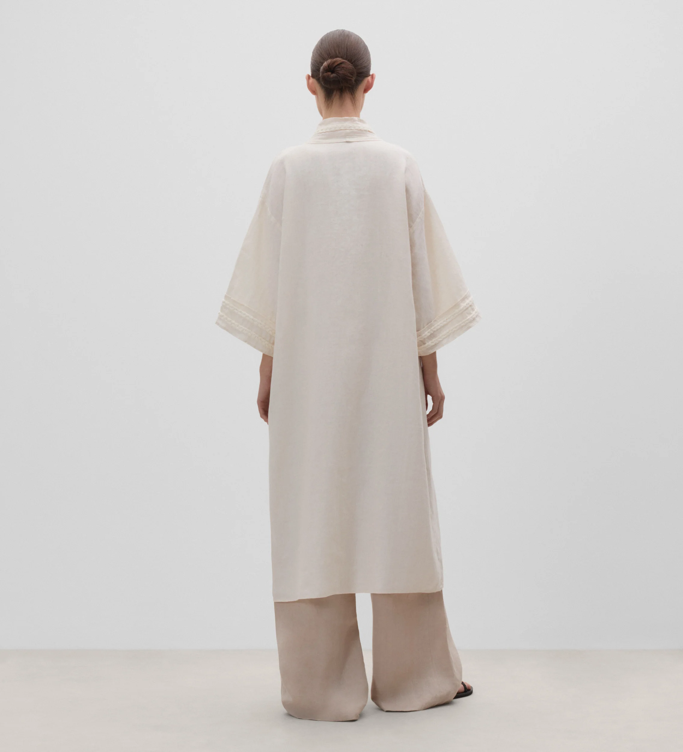 Kaftan lino trenzas - Image 5