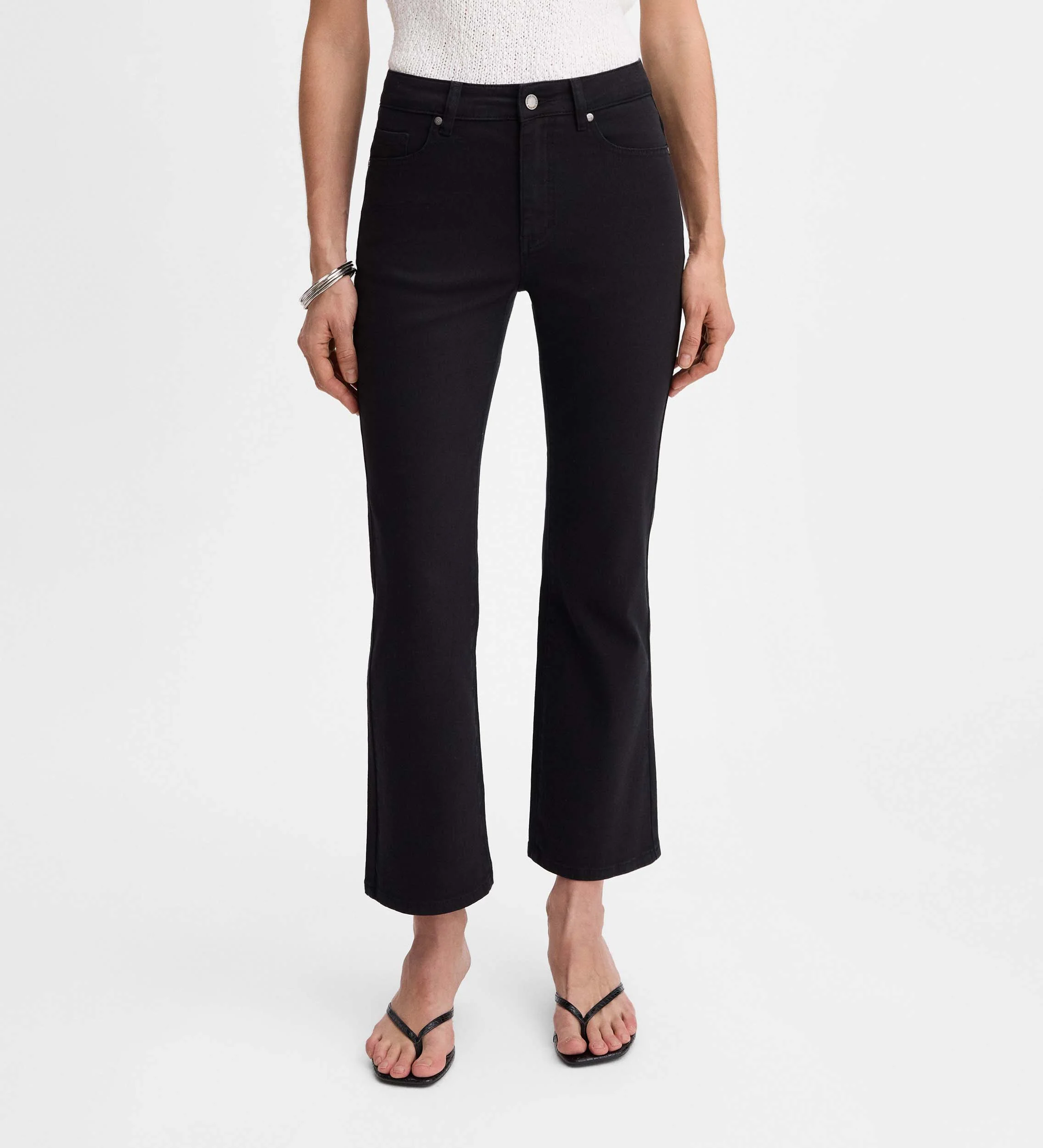 Pantalón crop acampanado - Image 3