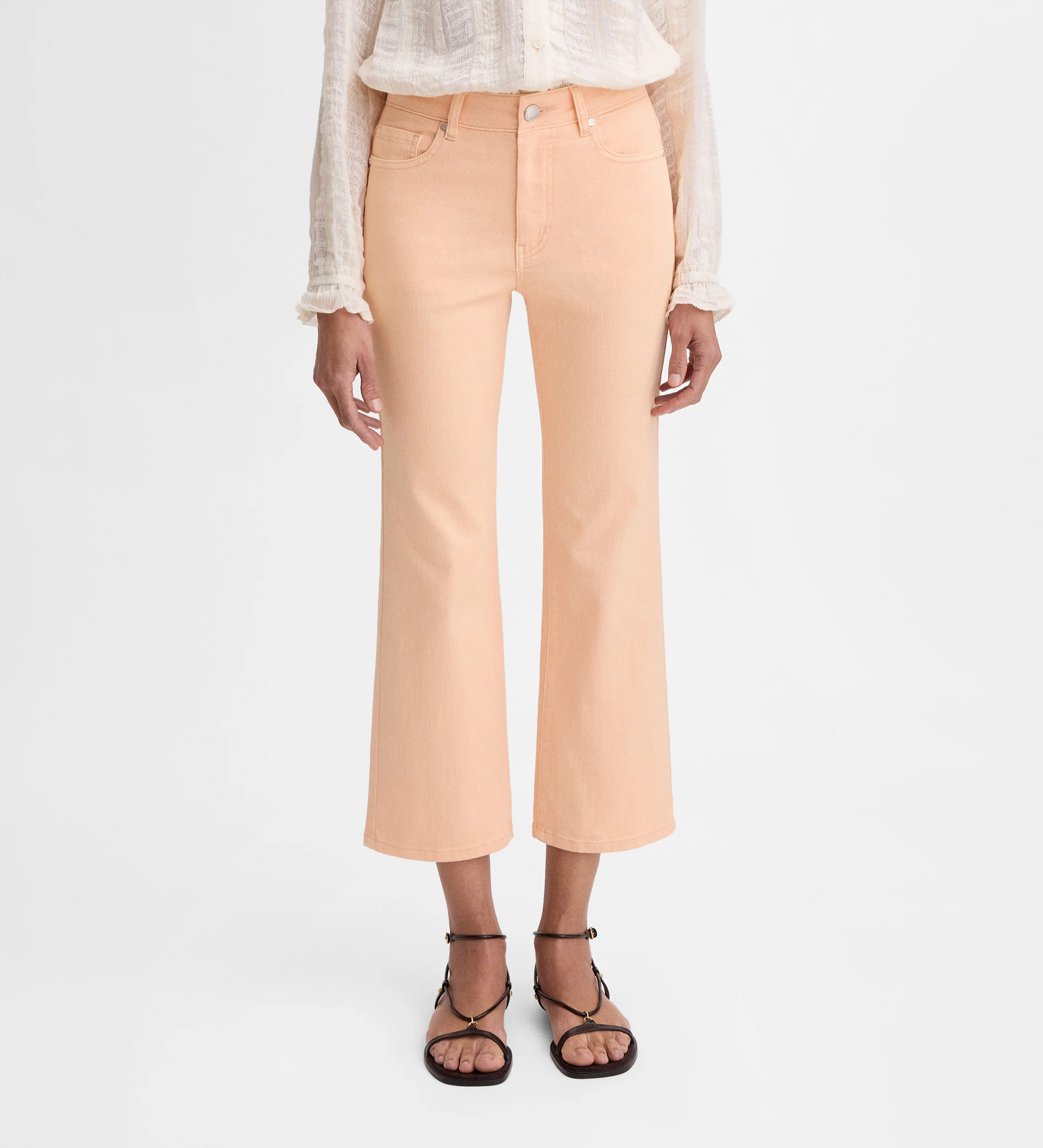 Pantalón crop acampanado - Image 2