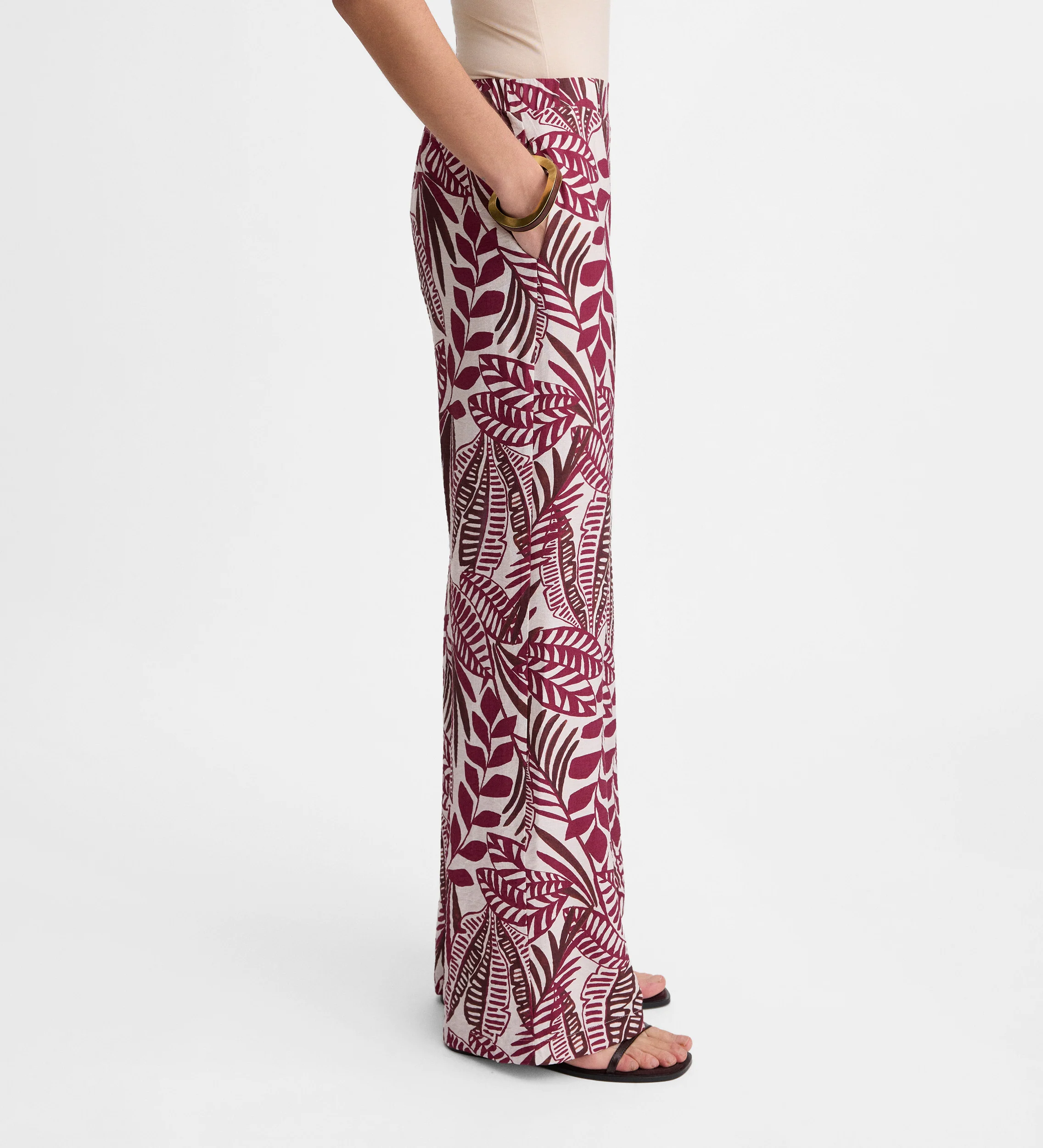 Pantalón fluido estampado - Image 3