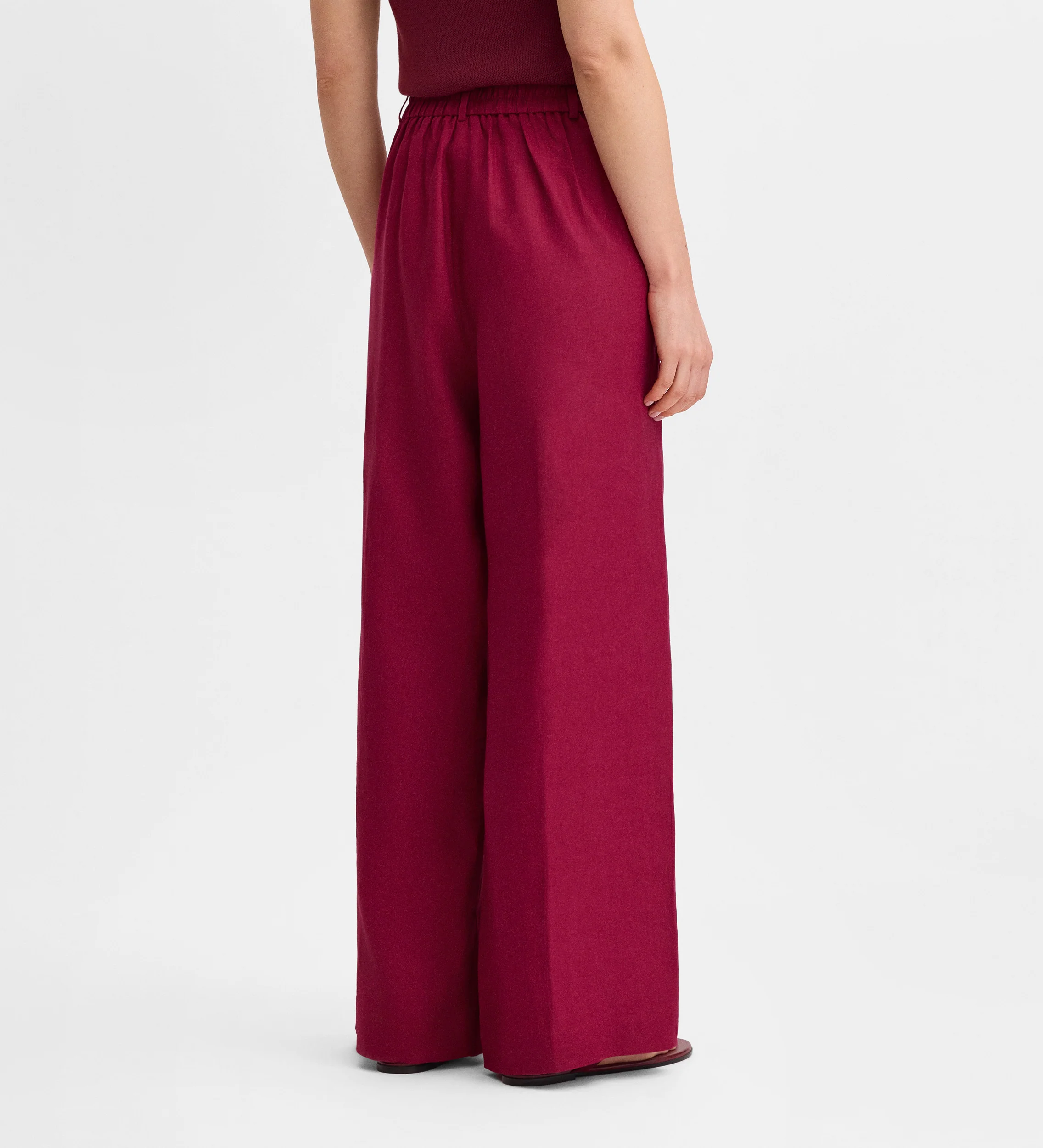 Pantalón lino pinzas - Image 6