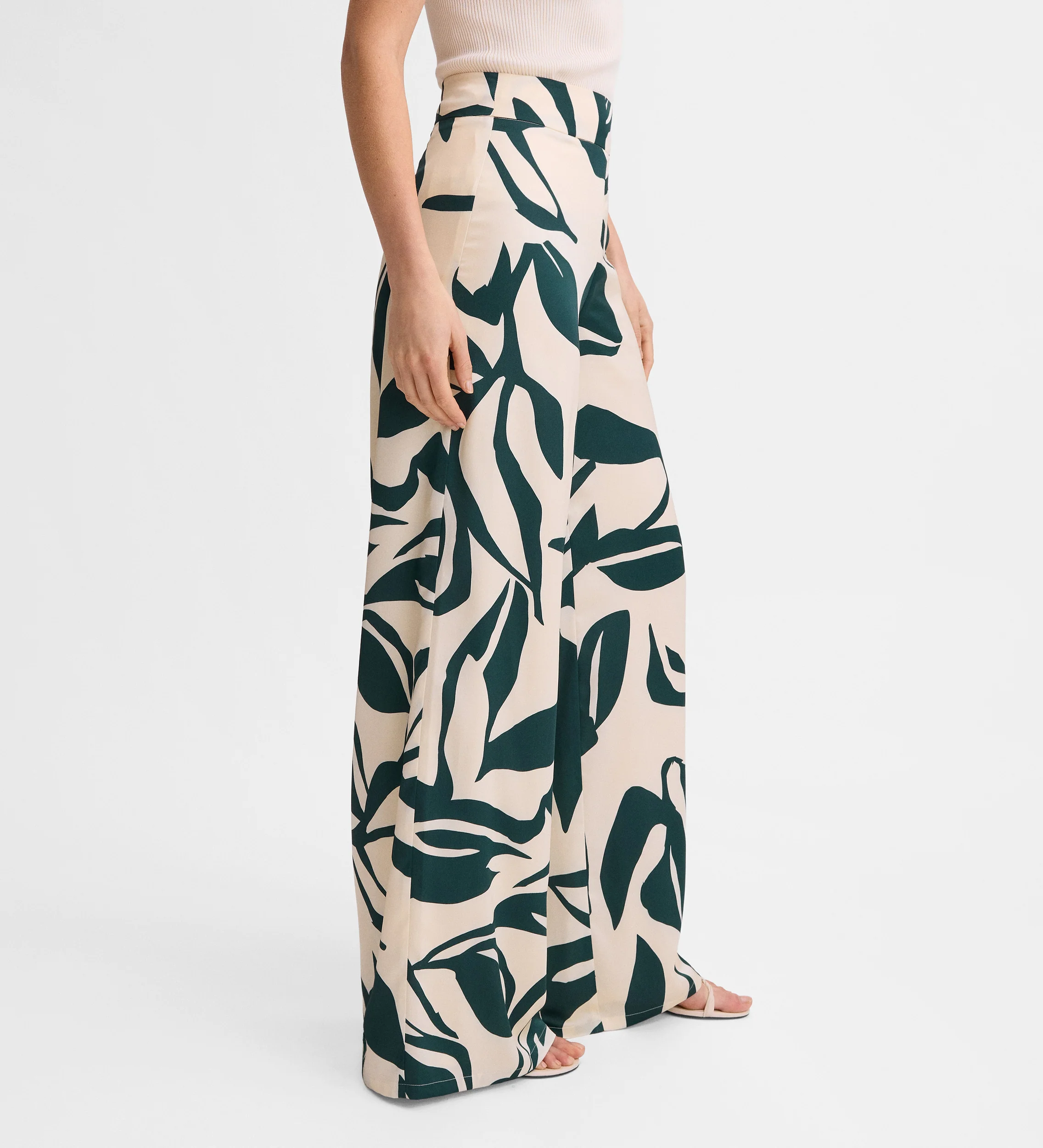 Pantalón palazzo satén - Image 2