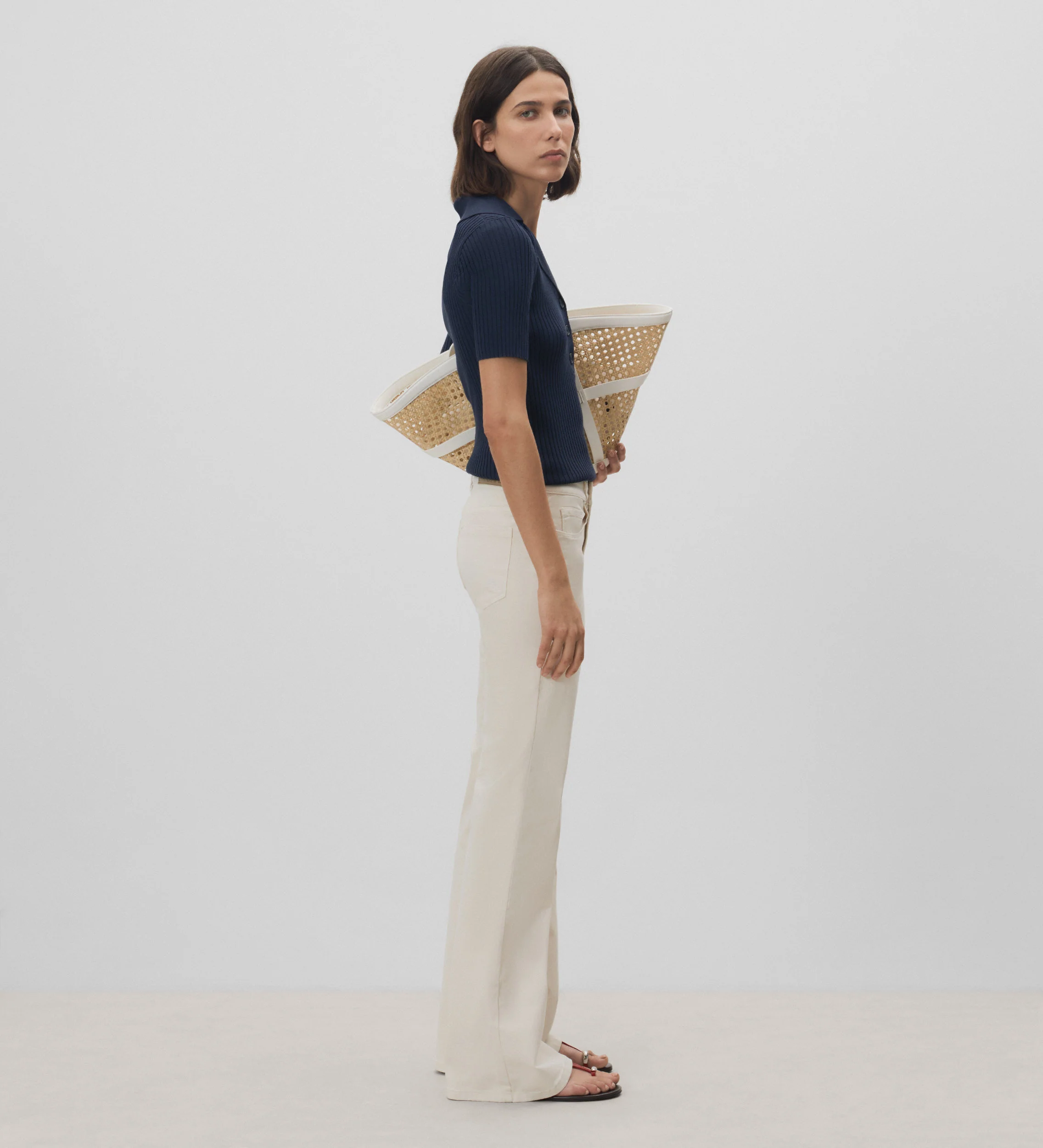 Pantalón vaquero acampanado - Image 3