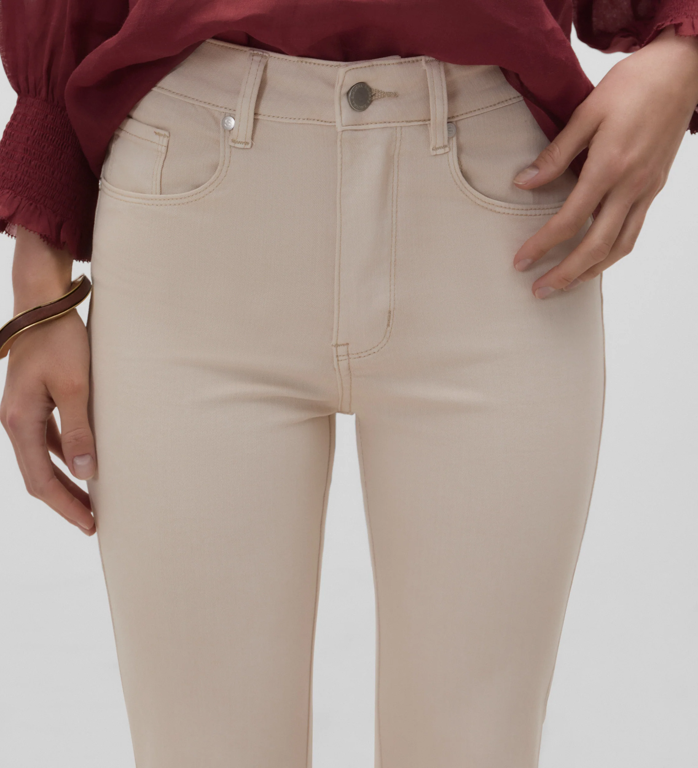 Pantalón vaquero acampanado - Image 3