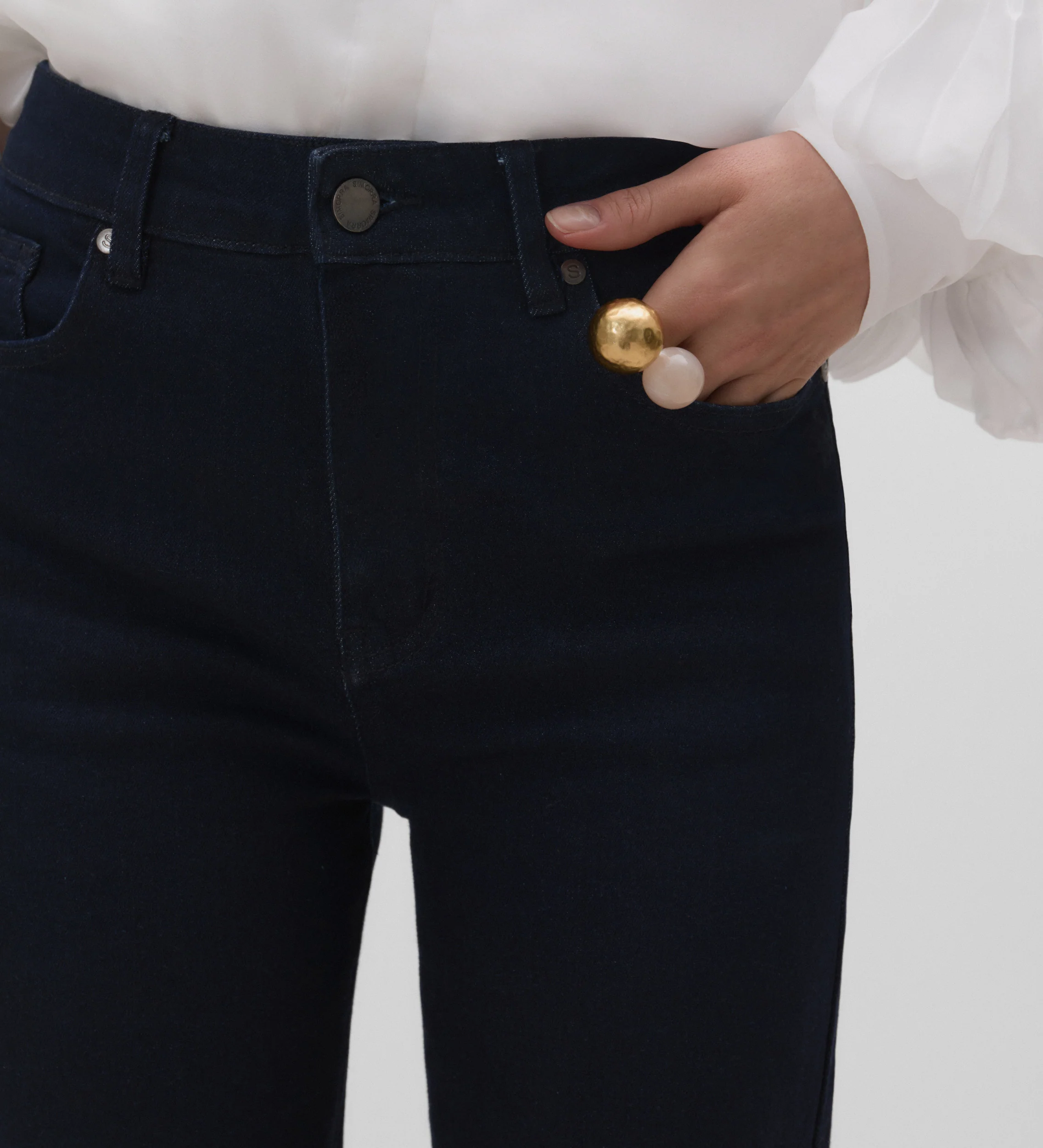 Pantalón vaquero acampanado - Image 3