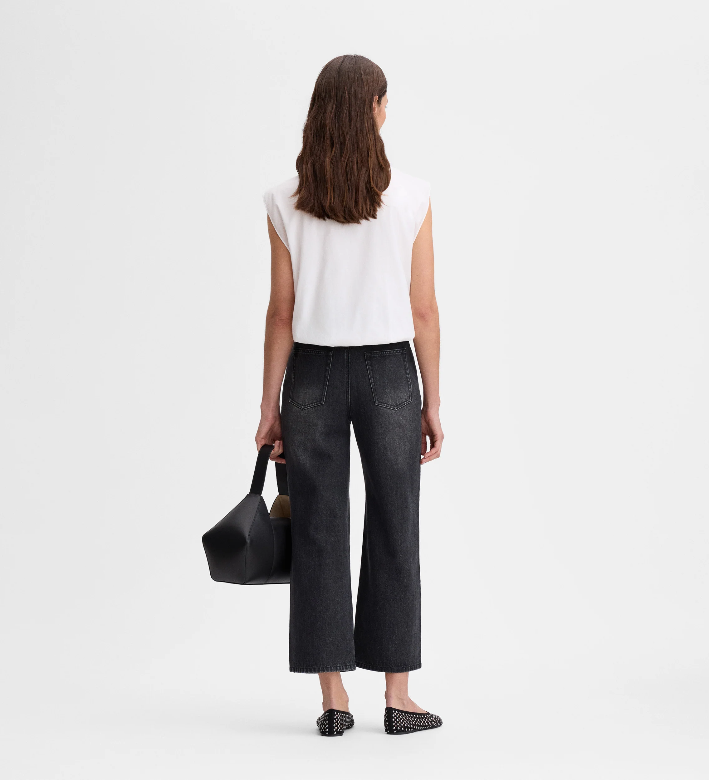 Pantalón vaquero crop cremalleras - Image 5