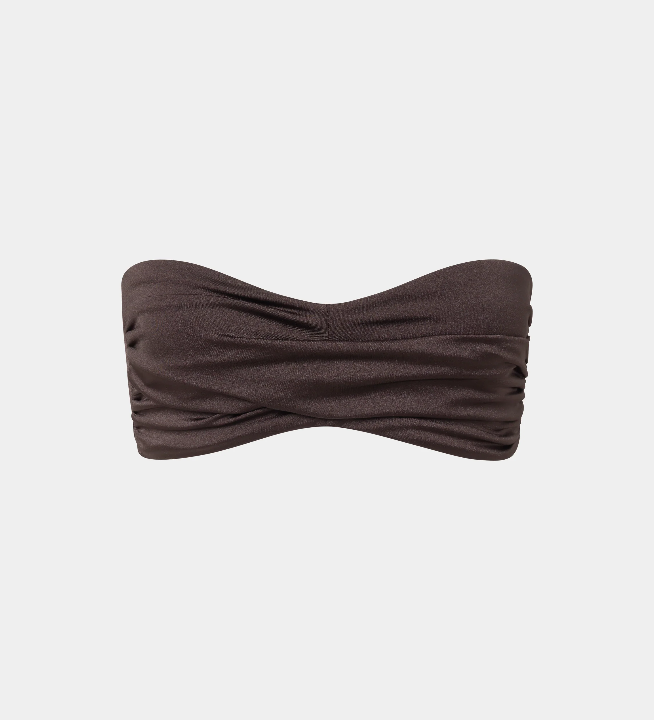 Top bikini bandeau drapeado - Image 6