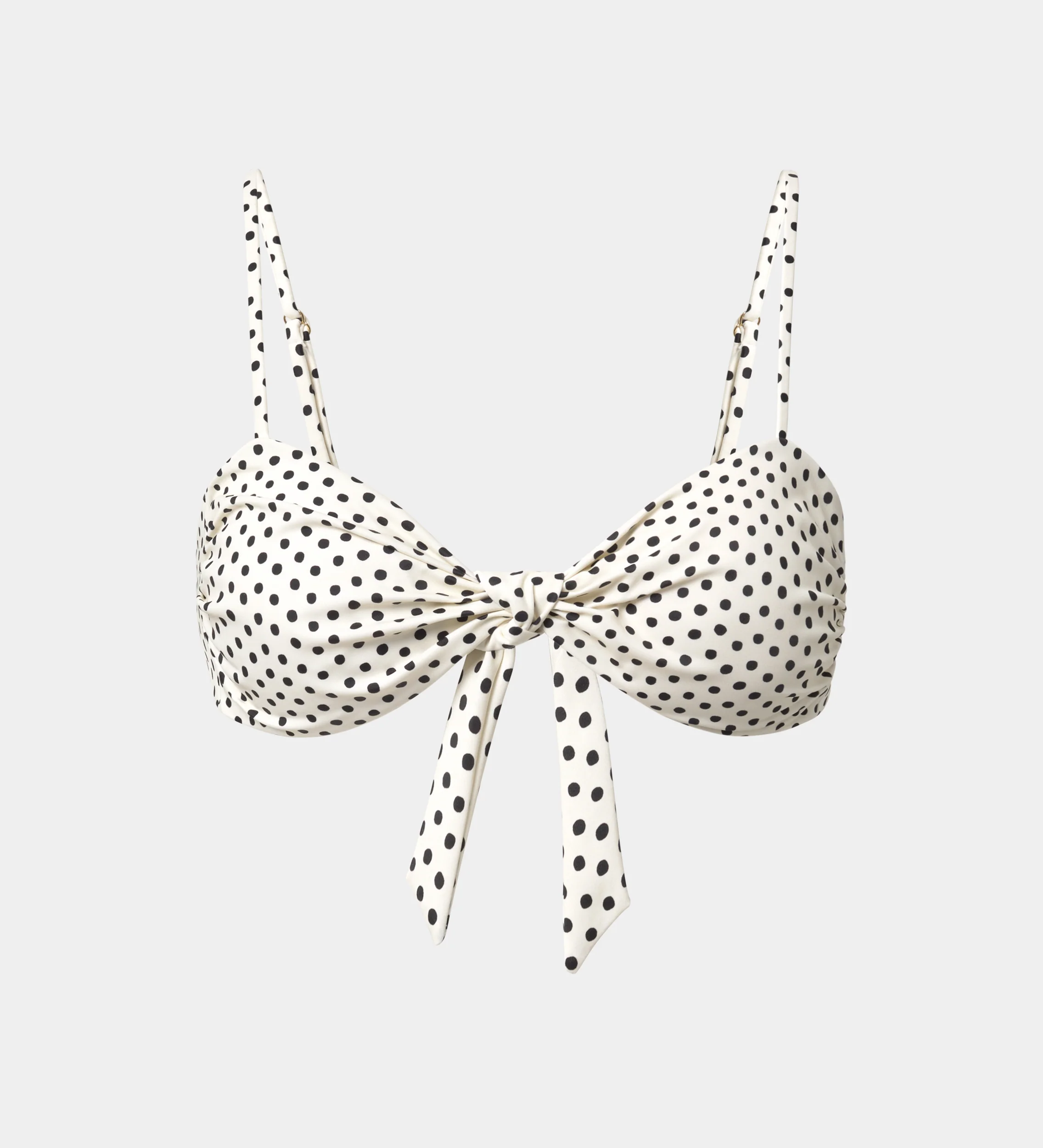 Top bikini fruncido estampado - Image 6