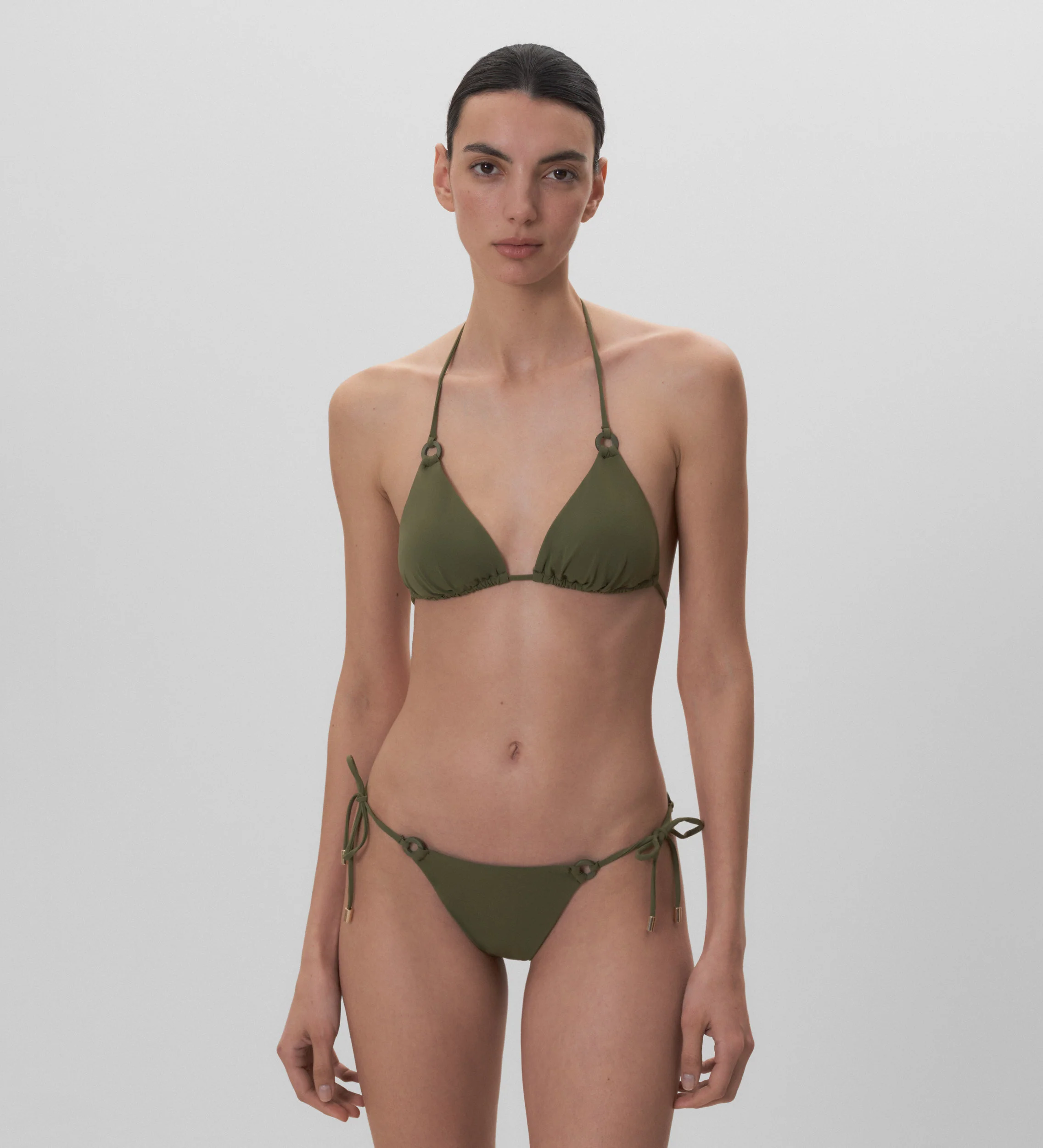 Top de bikini tejido liso - Image 2
