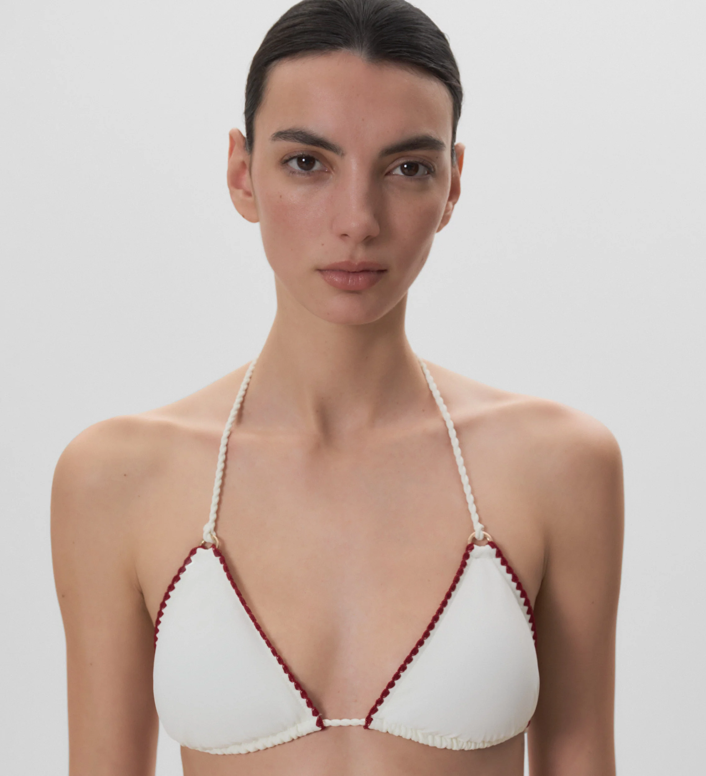 Top de bikini pespunte decorativo - Image 3