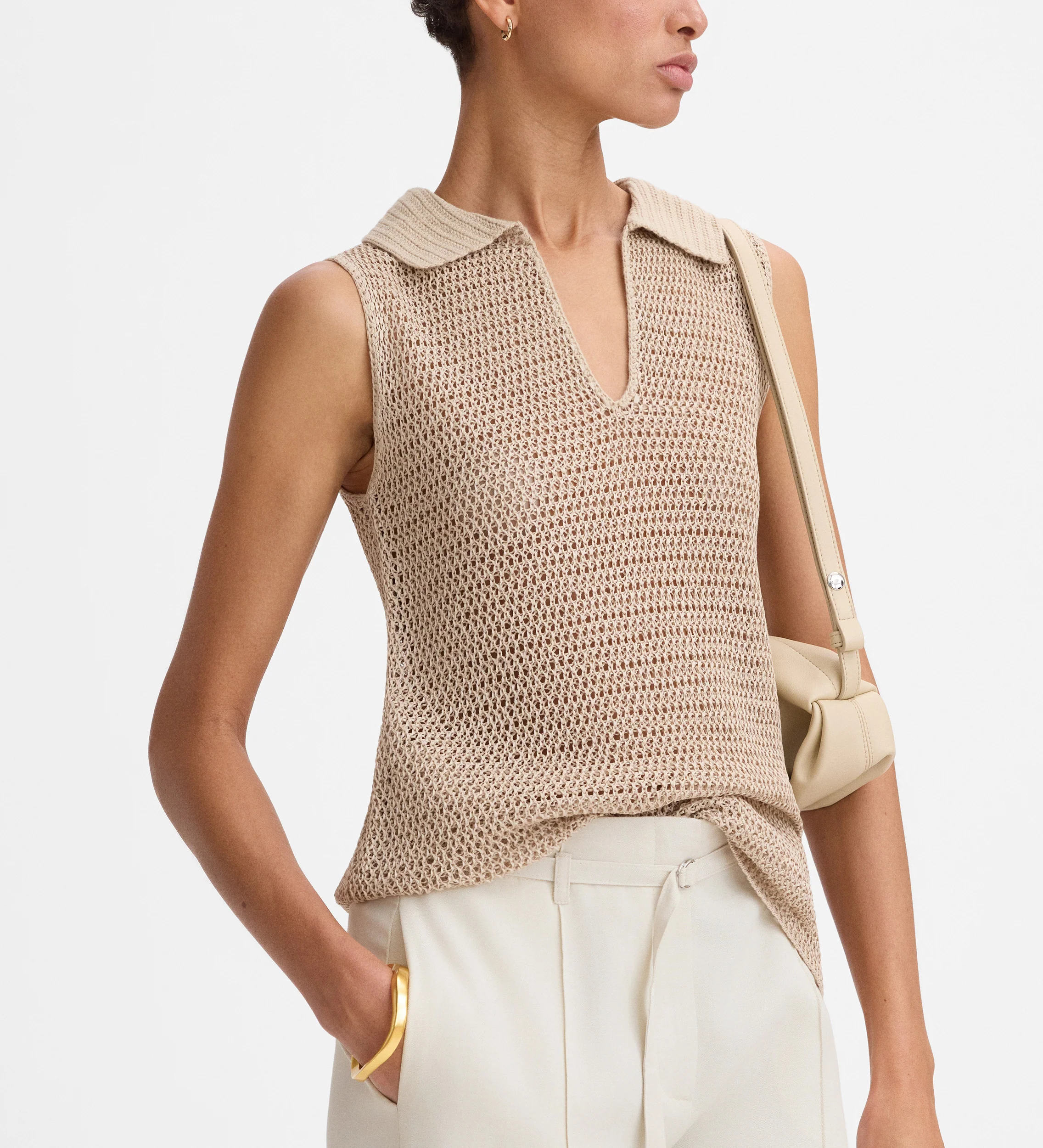 Top punto cuello polo - Image 4