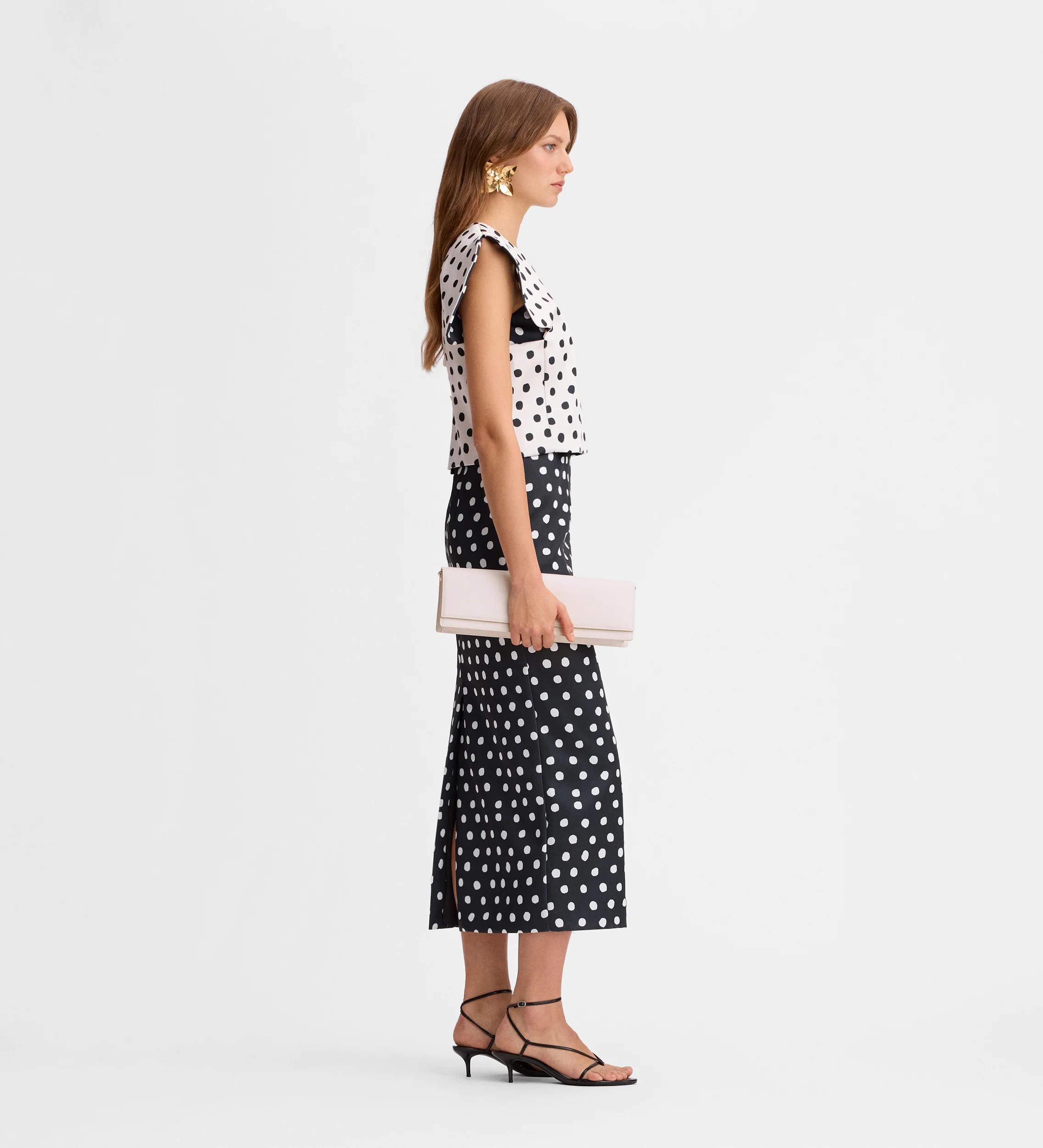 Top satén estampado - Image 3