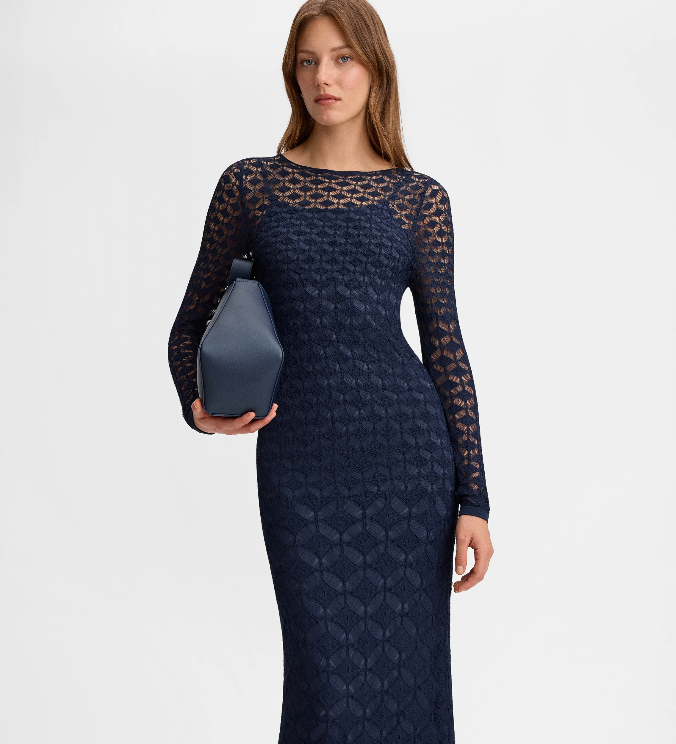 Vestido largo calado - Image 3
