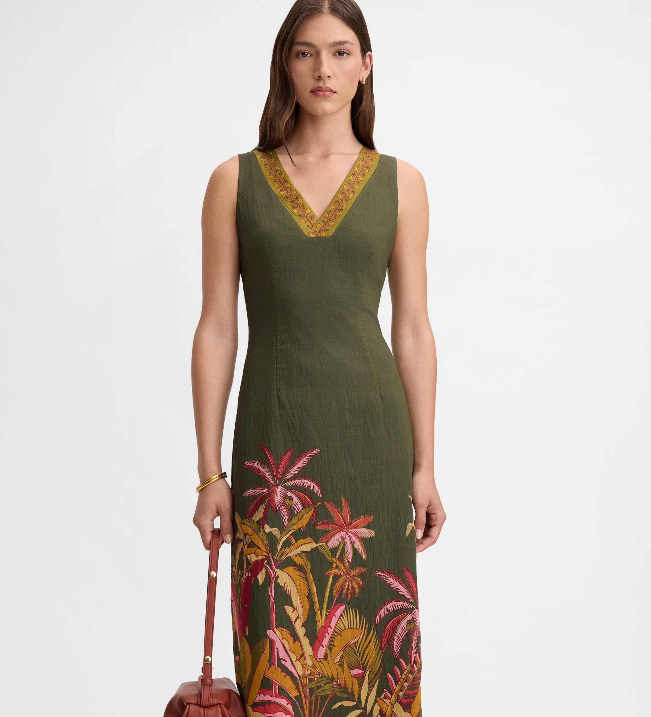 Vestido largo estampado - Image 3