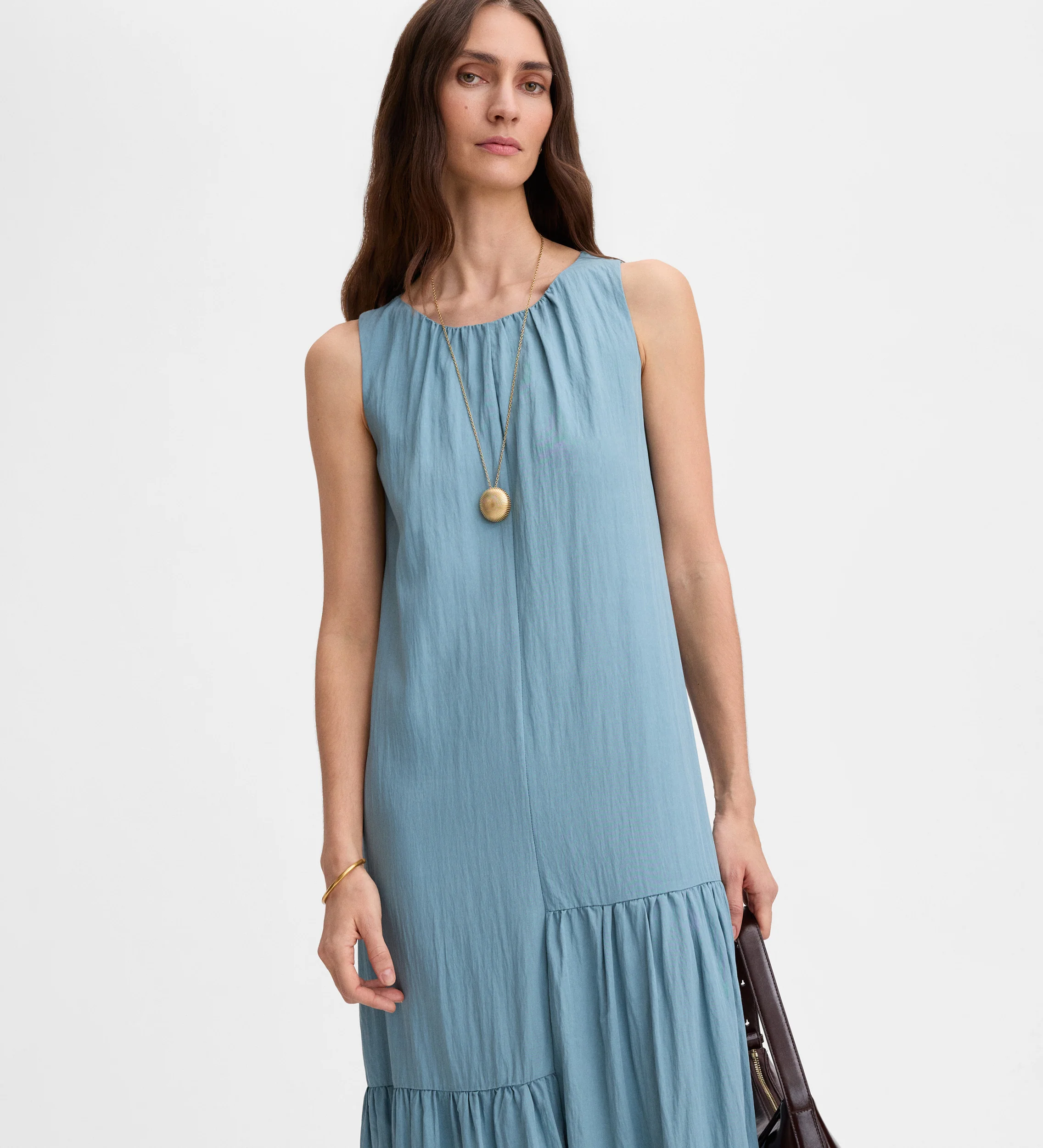 Vestido largo fluido - Image 3