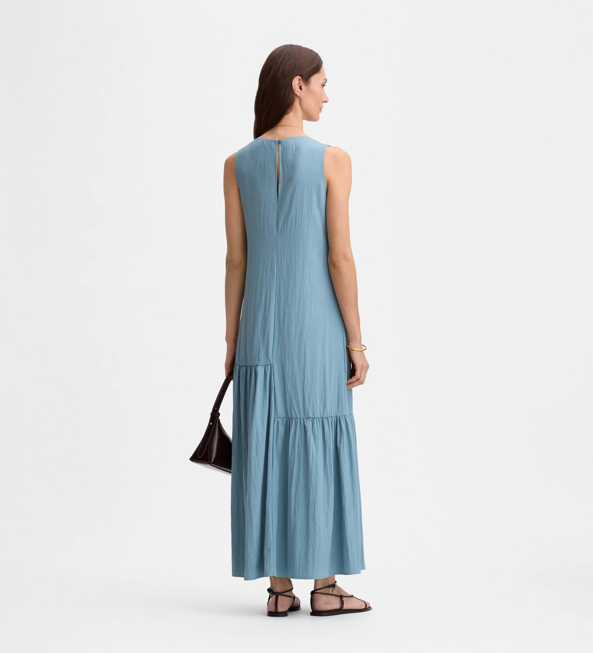 Vestido largo fluido - Image 4