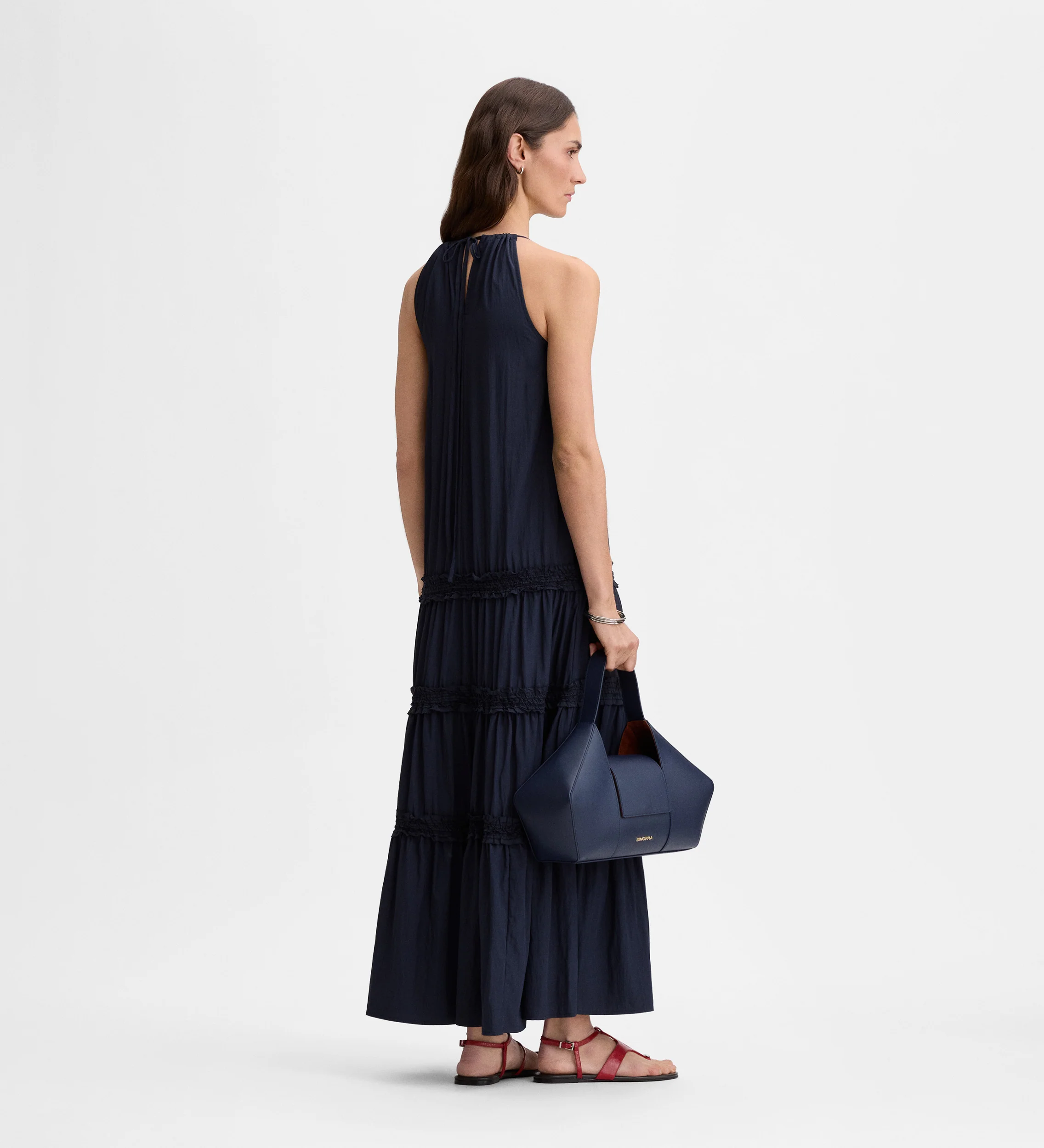 Vestido largo halter - Image 3