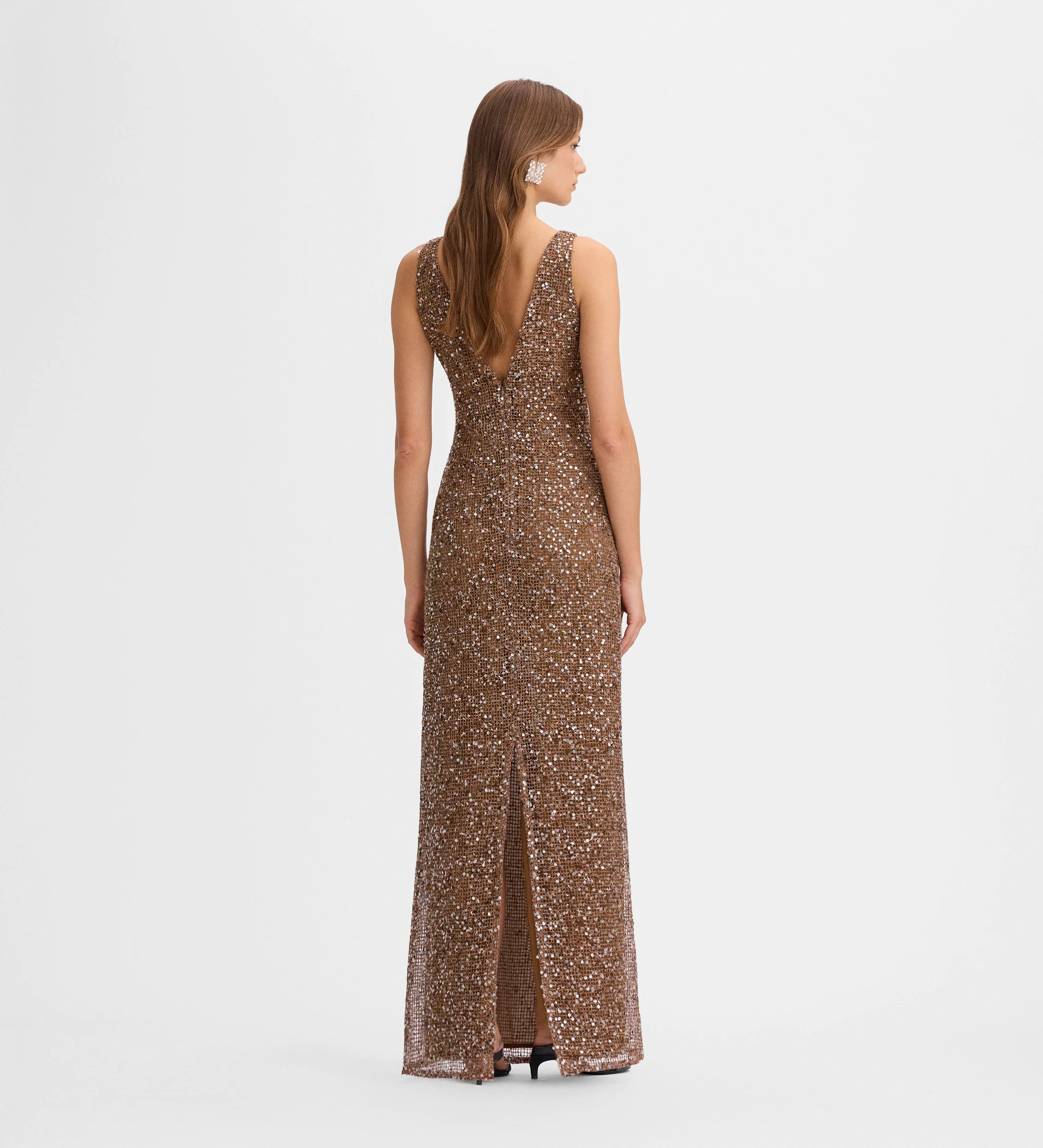 Vestido largo lentejuelas - Image 5