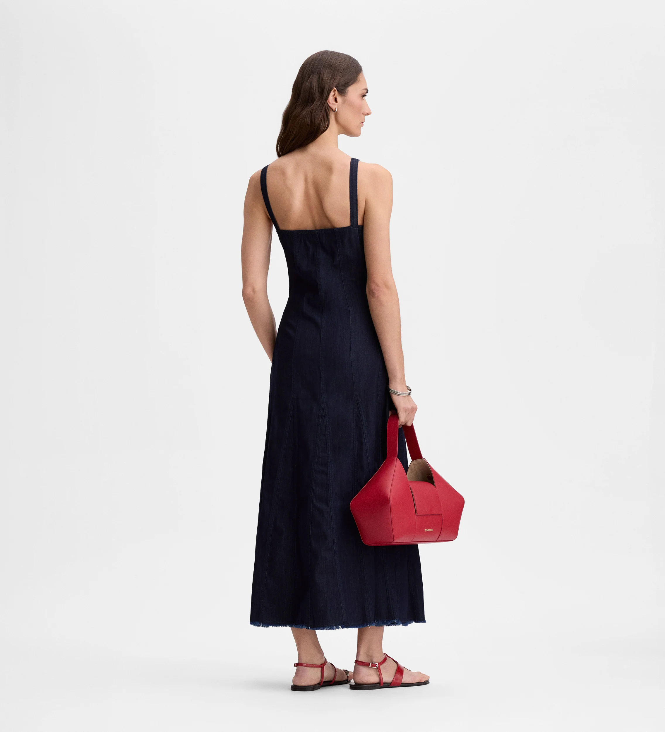 Vestido midi denim - Image 4