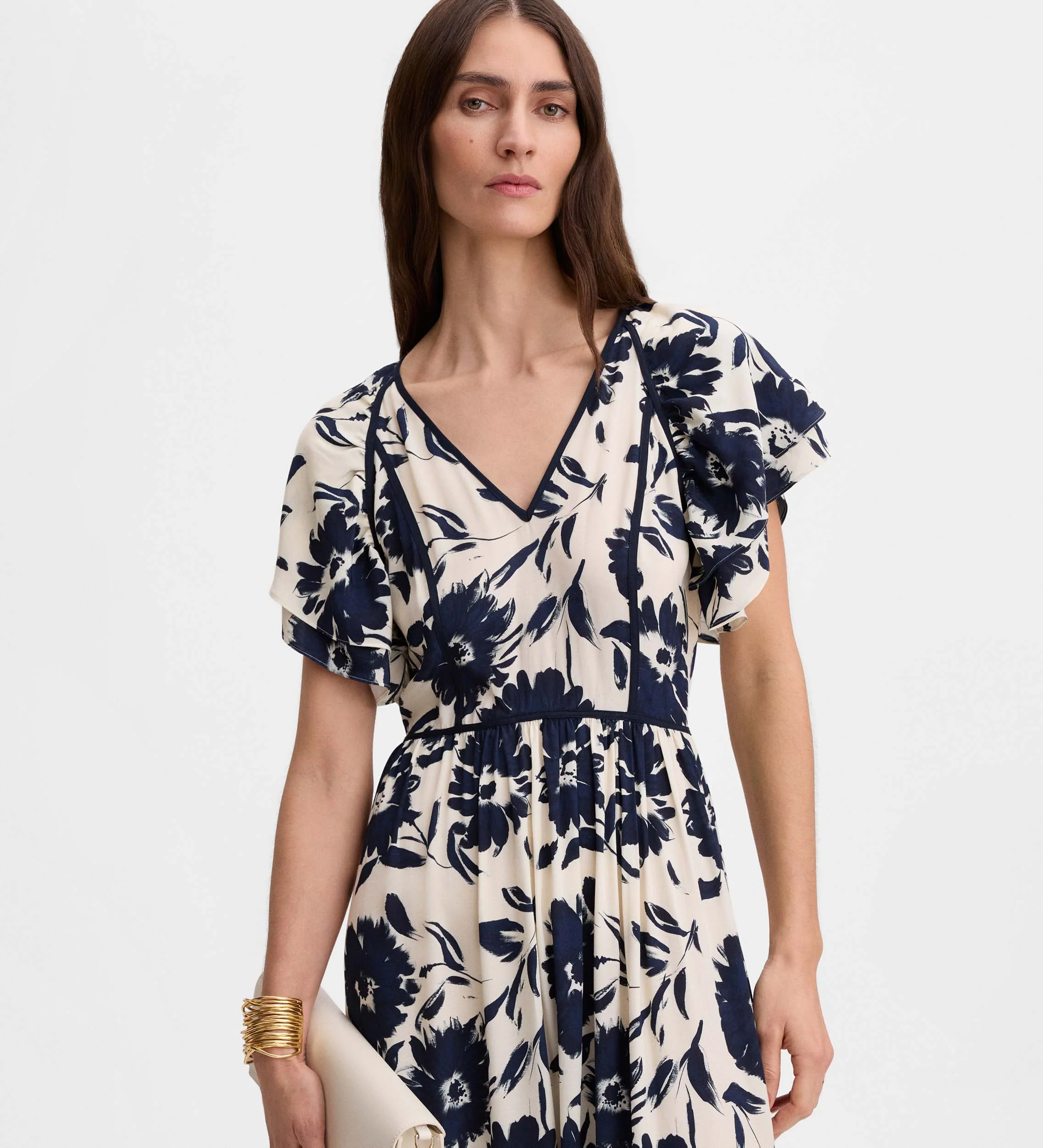 Vestido midi estampado - Image 3