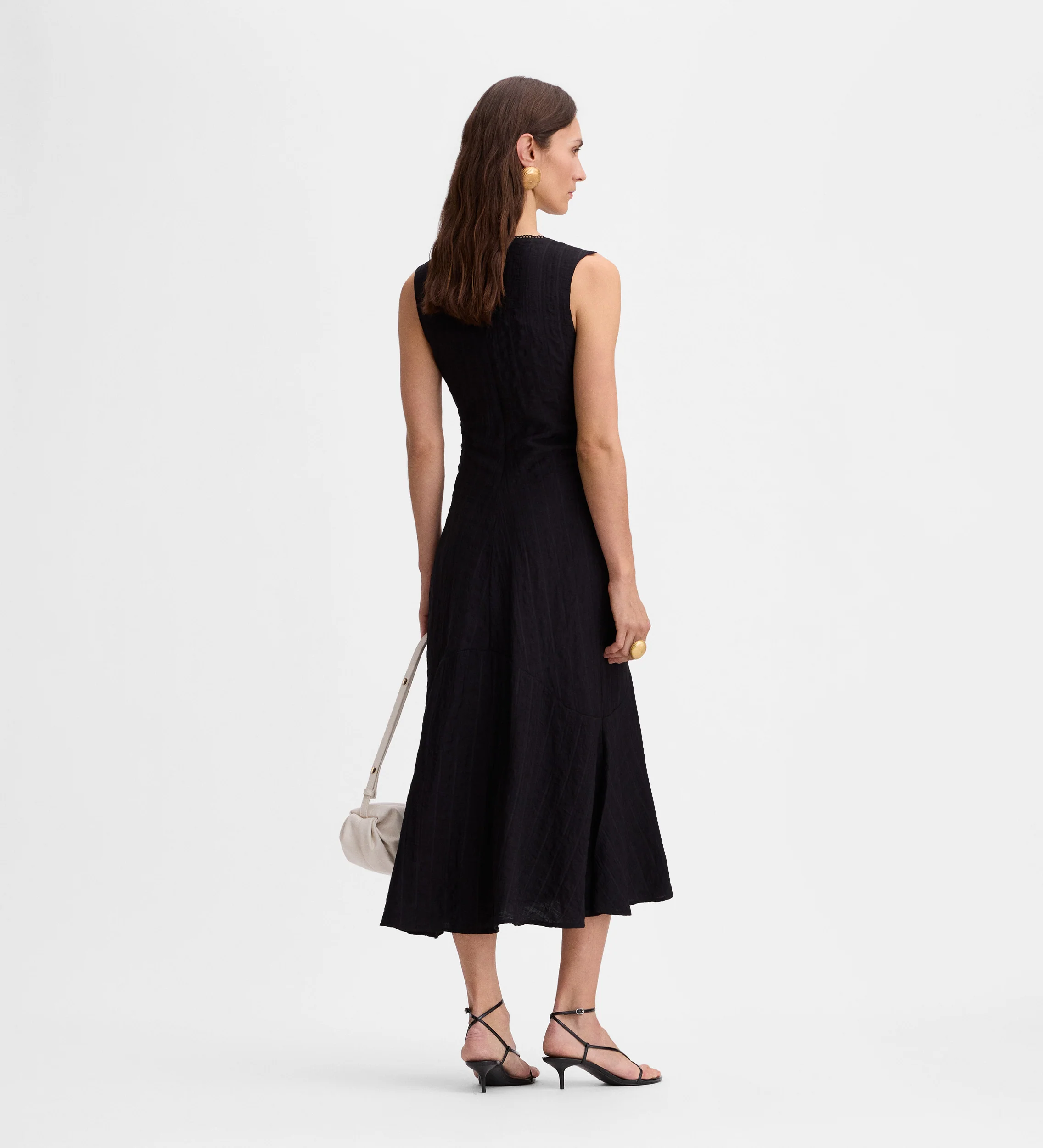 Vestido midi fruncidos - Image 4