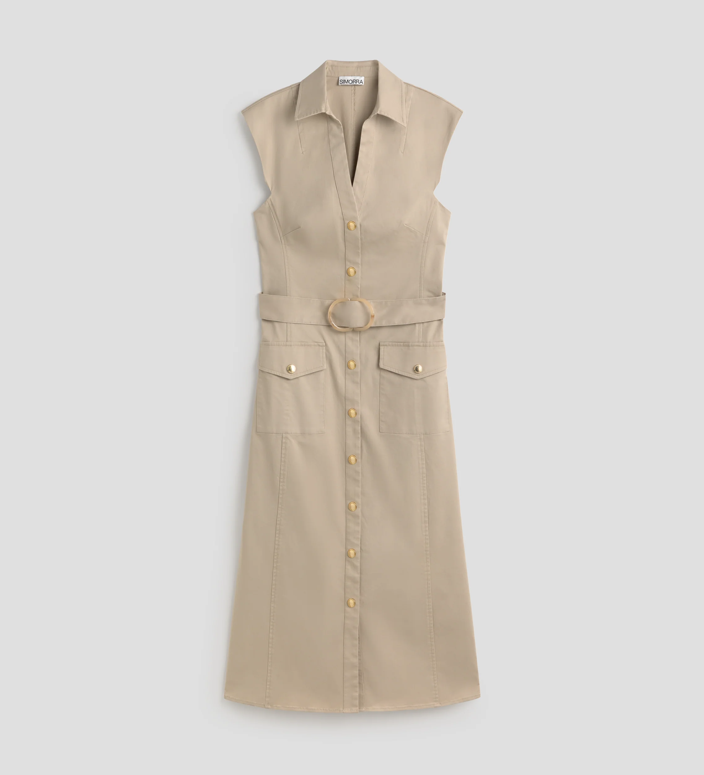 Vestido midi sahariano - Image 6