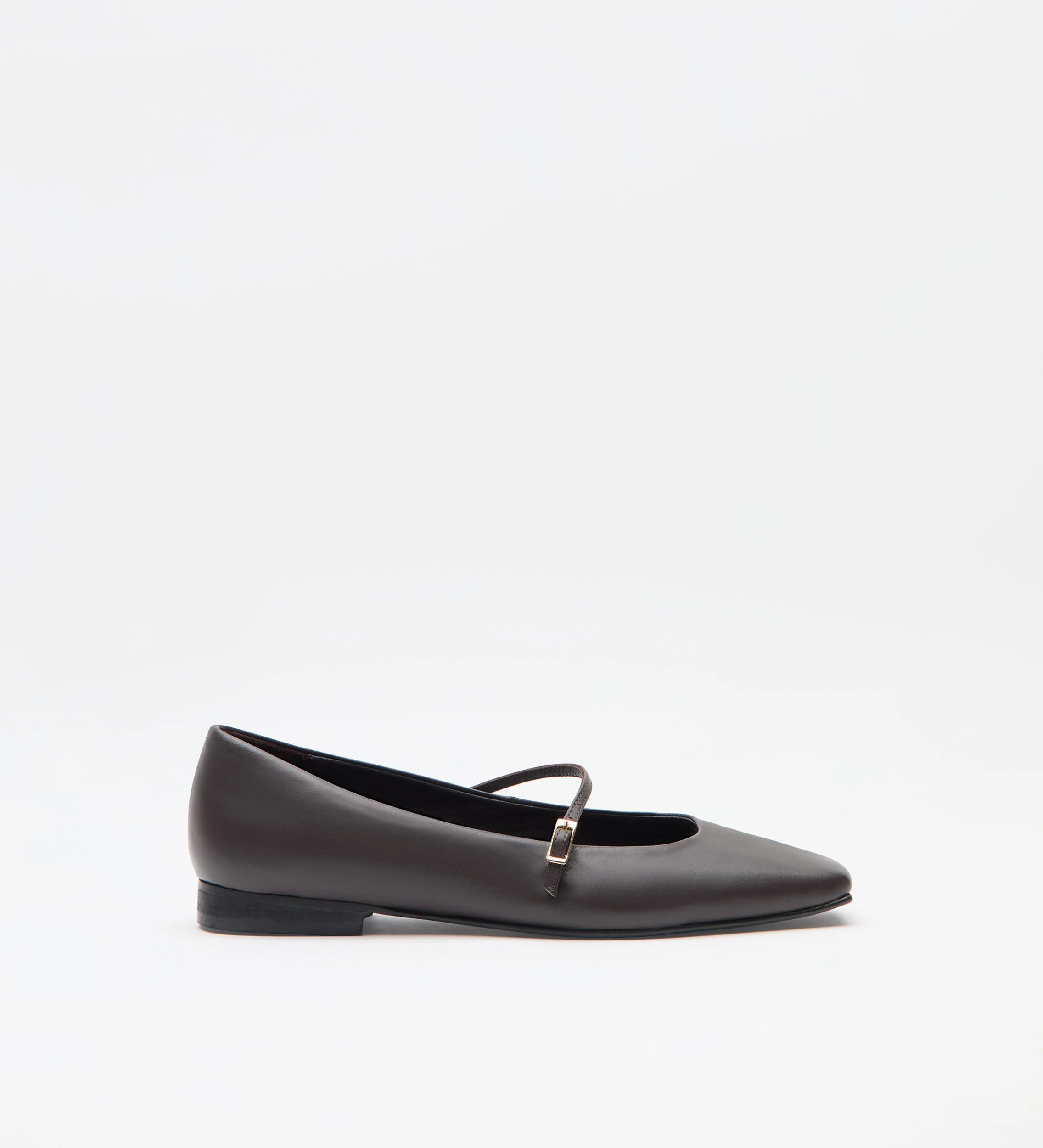Zapato bailarina punta cuadrada